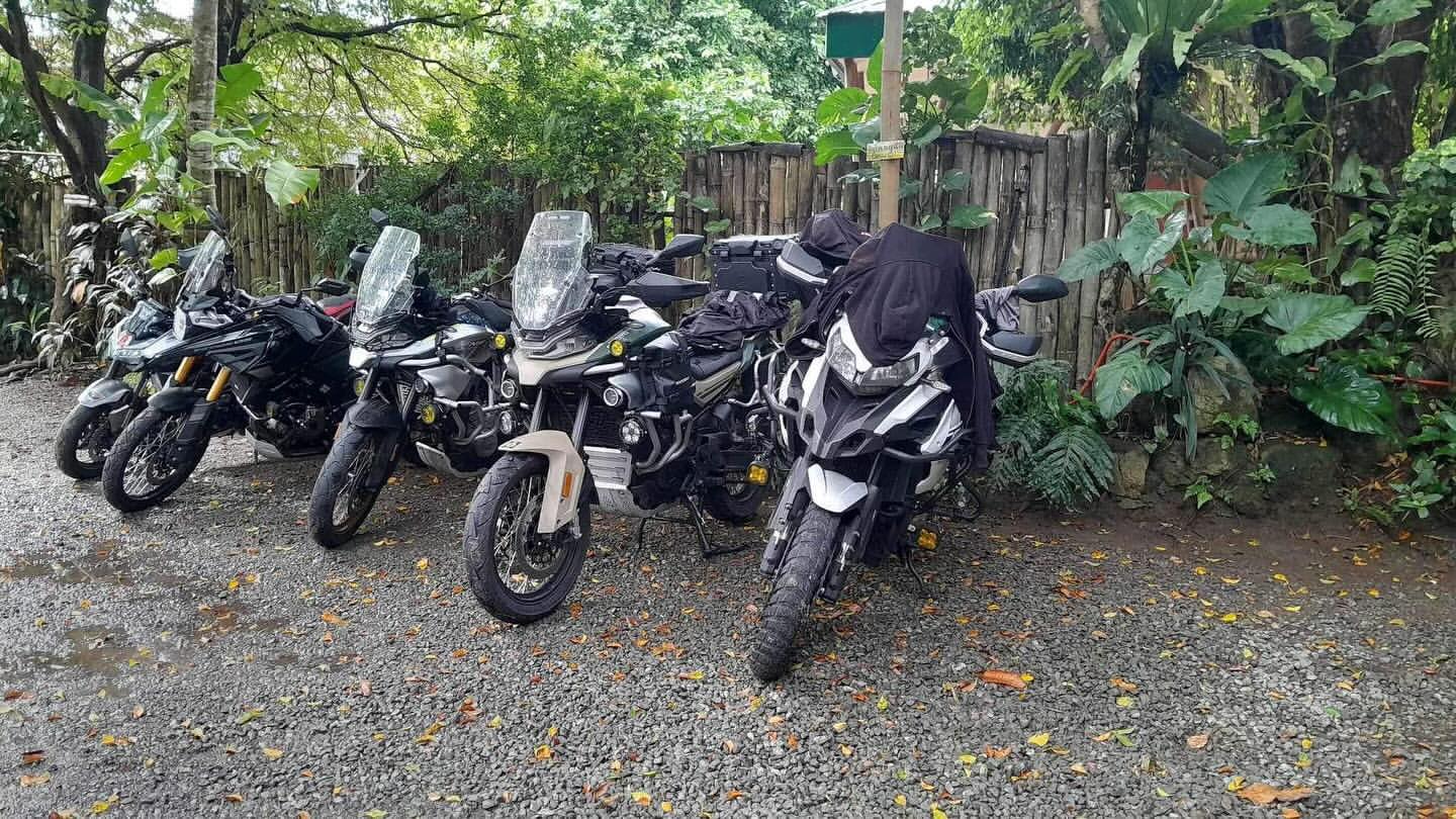 Bikers visiting Kapusod on Taal Lake
